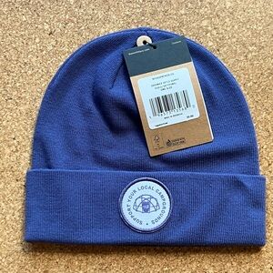 The North Face Blue Dock Worker Recycled Beanie - Support You Local Campground